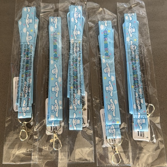SANRIO Cinnamoroll Lanyard & Kuromi Lanyard Lot Of 10 /Officially Licensed / NEW - Picture 5 of 10